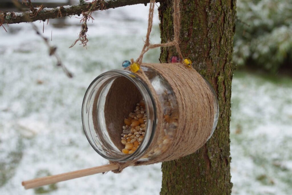 karmnik dla ptaków diy